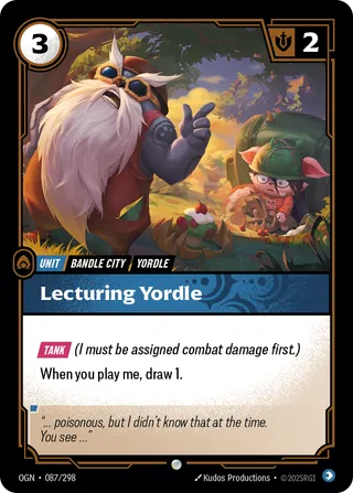 Lecturing Yordle