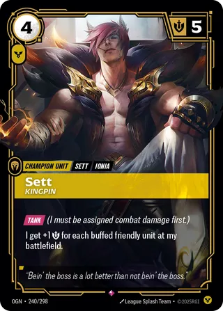 Sett, Kingpin
