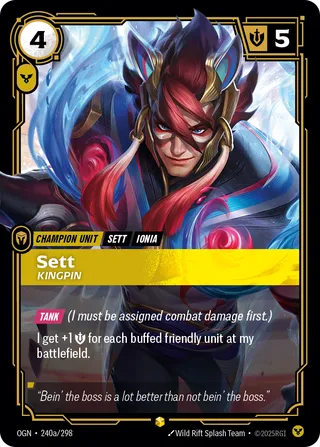 Sett, Kingpin