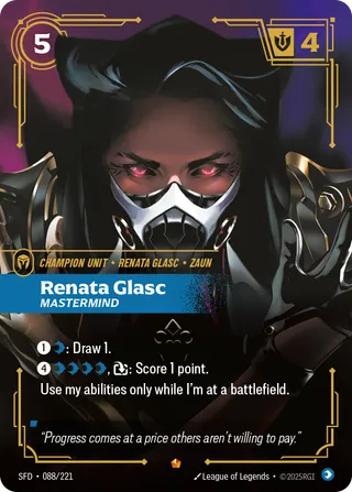 Renata Glasc, Mastermind