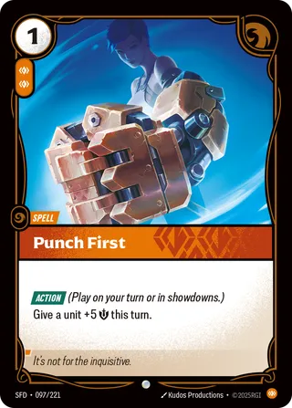 Punch First