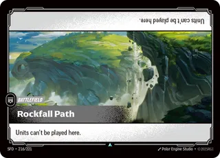 Rockfall Path