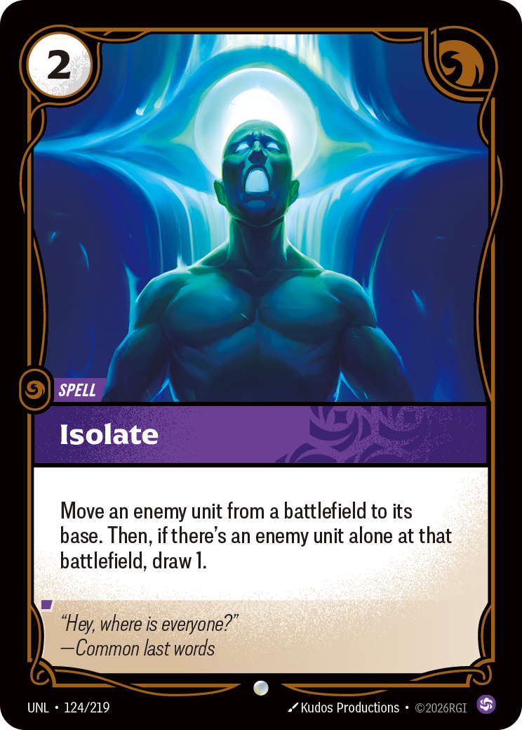 Isolate