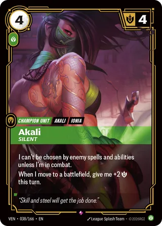 Akali, Silent