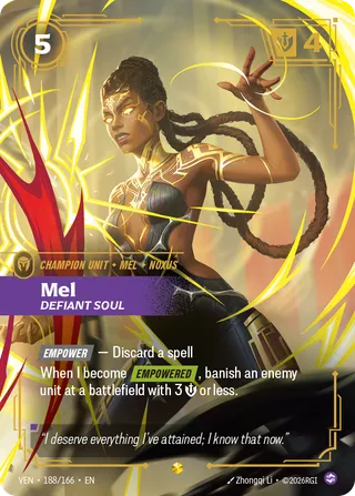 Mel, Defiant Soul