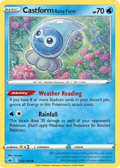 Castform Rainy Form
