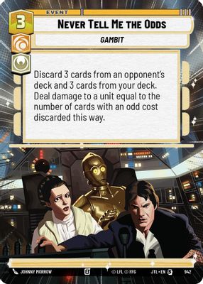 Never Tell Me the Odds (Hyperspace Foil)