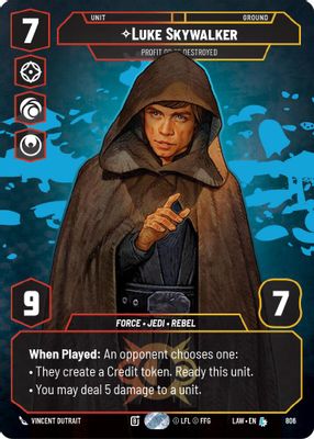 Luke Skywalker - Profit or Be Destroyed (Prestige)