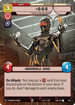 0-0-0 - Translation and Torture (Hyperspace Foil)