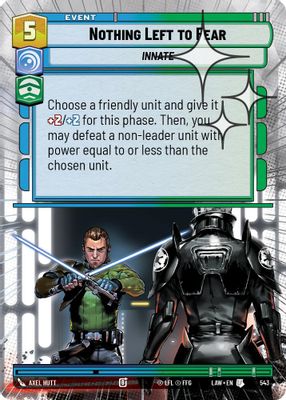 Nothing Left to Fear (Hyperspace Foil)