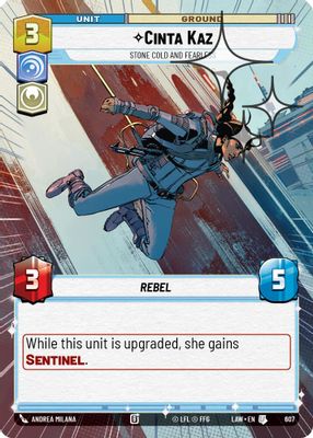 Cinta Kaz - Stone Cold and Fearless (Hyperspace Foil)