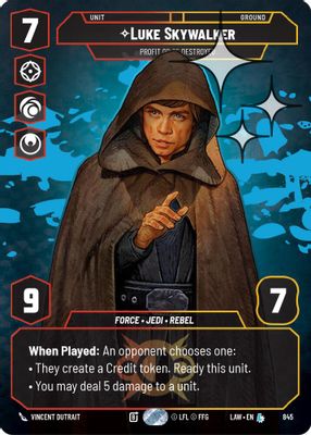 Luke Skywalker - Profit or Be Destroyed (Prestige Foil)