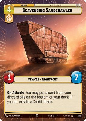 Scavenging Sandcrawler (Hyperspace)