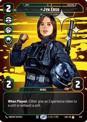 Jyn Erso - Take the Next Chance (Prestige Foil)