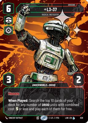 L3-37 - Radical Instigator (Prestige Foil)