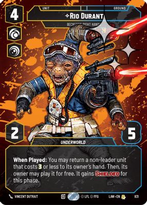 Rio Durant - Beckett's Right Hands (Prestige Foil)