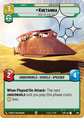 Khetanna - Upon the Dune Sea (Hyperspace Foil)