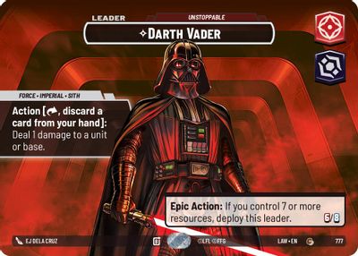 Darth Vader - Unstoppable (Showcase)