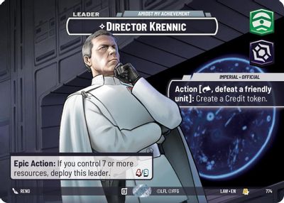 Director Krennic - Amidst My Achievement (Showcase)