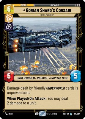 Gorian Shard's Corsair - Pirate Warship