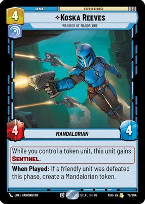 Koska Reeves - Warrior of Mandalore