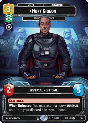 Moff Gideon - Remnant Commander (Participation)