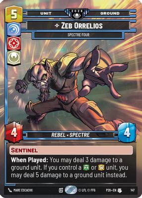 Zeb Orellios - Spectre Four (Prize Wall)