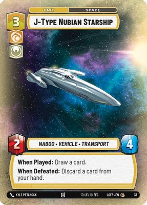 J-Type Nubian Starship (Foil)