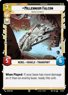 Millennium Falcon - Bucket of Bolts