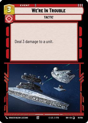 We're In Trouble