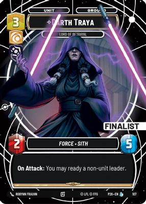 Darth Traya - Lord of Betrayal (Finalist)
