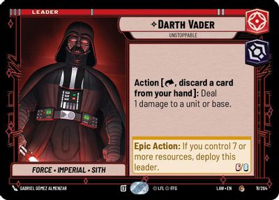 Darth Vader - Unstoppable