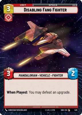 Disabling Fang Fighter (Hyperspace)