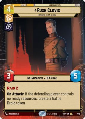 Rush Clovis - Banking Clan Scion (Hyperspace)