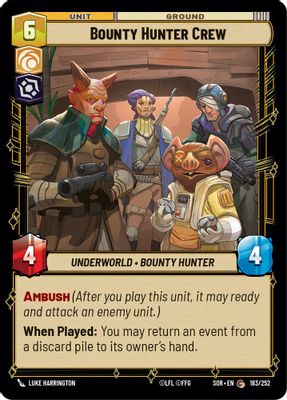 Bounty Hunter Crew