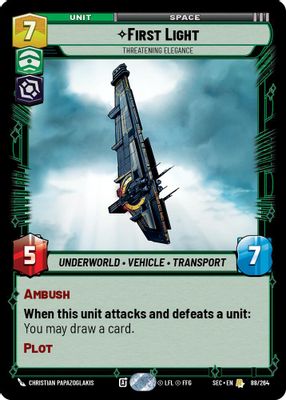 First Light - Threatening Elegance