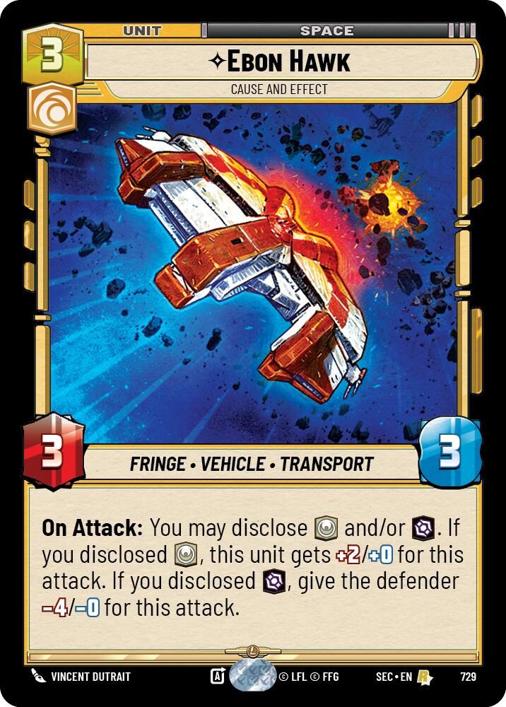 Ebon Hawk - Cause and Effect (Foil)