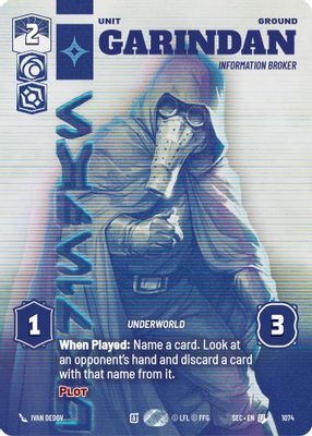 Garindan - Information Broker (Prestige)