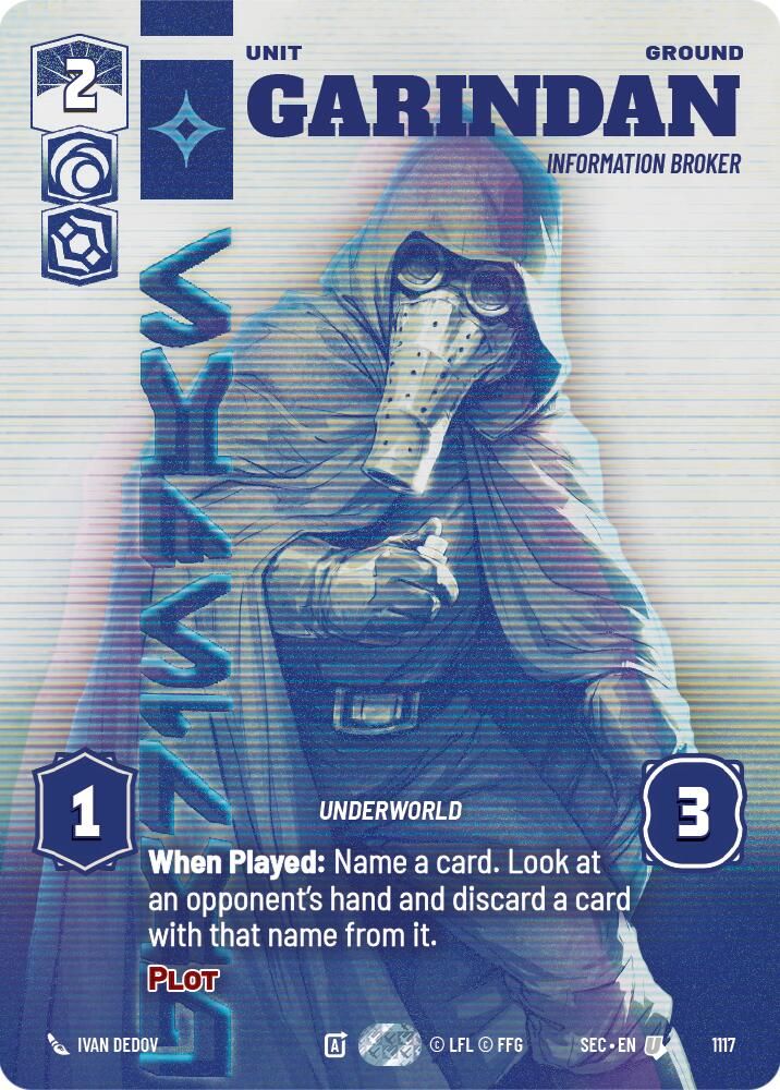 Garindan - Information Broker (Prestige Foil)