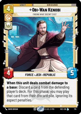 Obi-Wan Kenobi - Finding What Doesn't Exist (Foil)