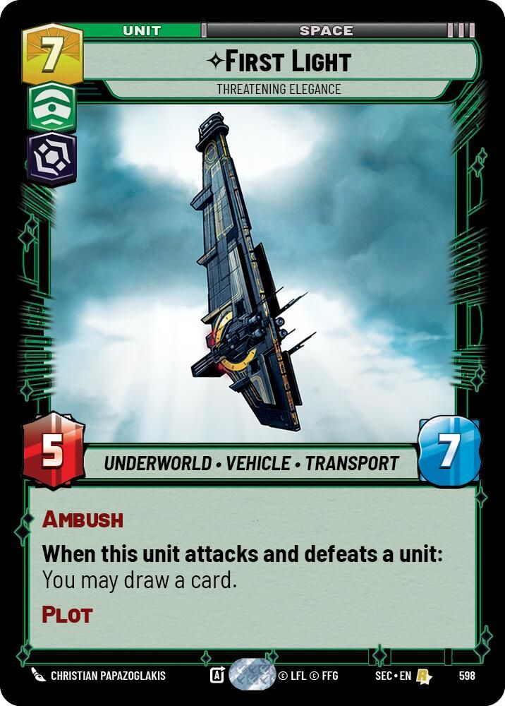 First Light - Threatening Elegance (Foil)