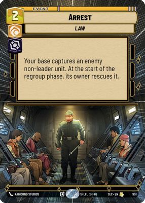 Arrest (Hyperspace Foil)