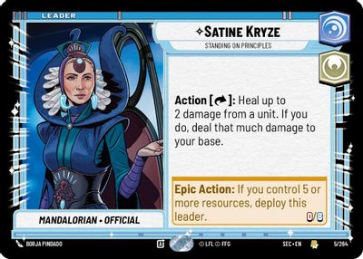 Satine Kryze - Standing on Principles