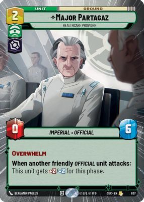 Major Partagaz - Healthcare Provider (Hyperspace Foil)