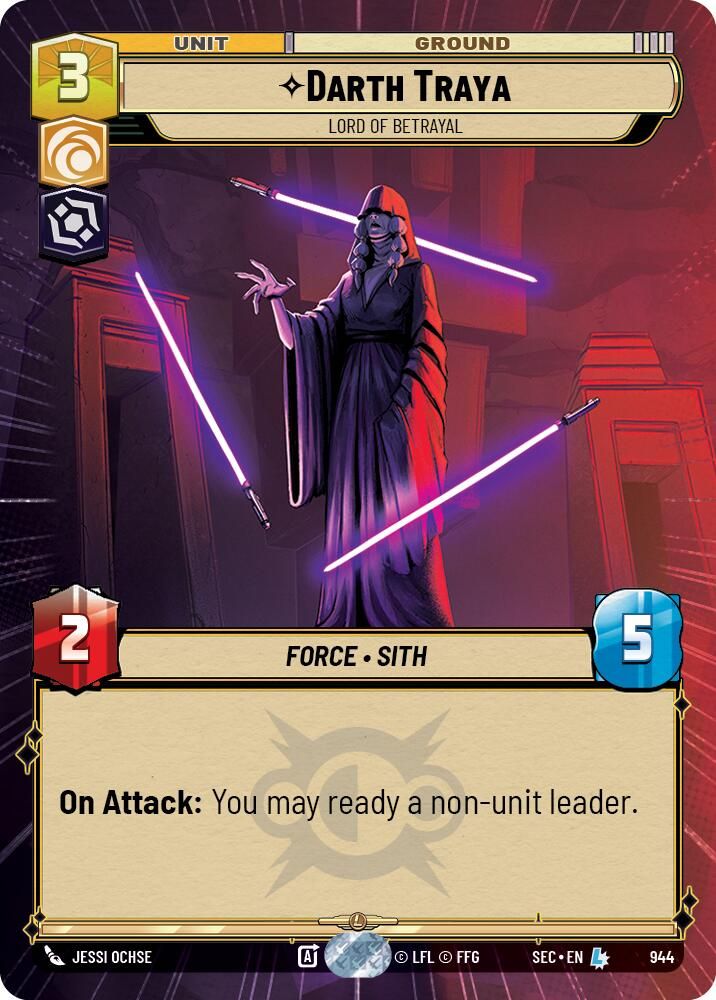 Darth Traya - Lord of Betrayal (Hyperspace Foil)
