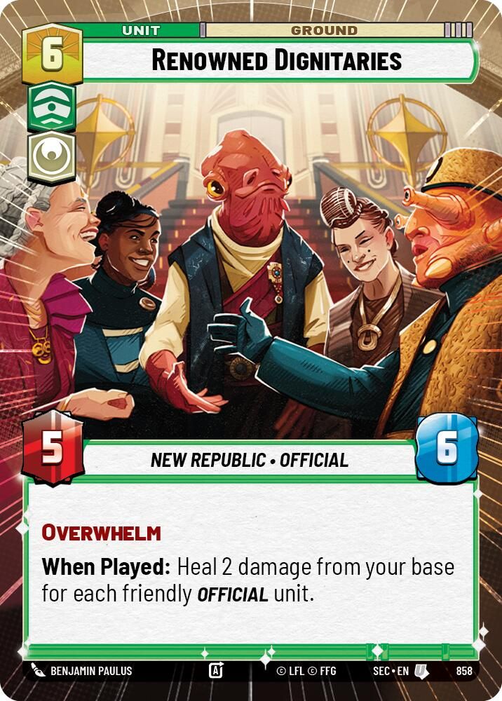 Renowned Dignitaries (Hyperspace Foil)