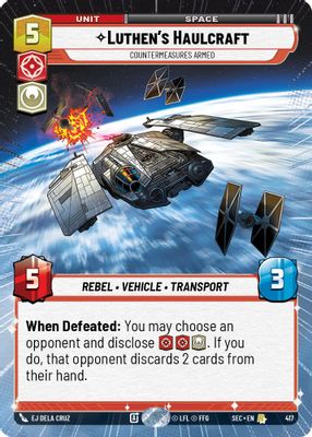 Luthen's Haulcraft - Countermeasures Armed (Hyperspace)