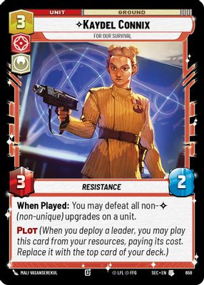 Kaydel Connix - For Our Survival (Foil)