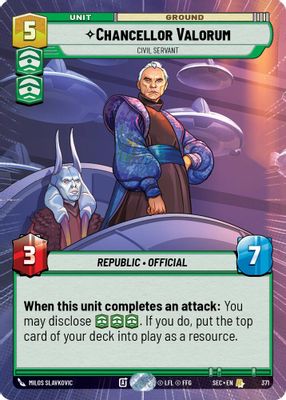 Chancellor Valorum - Civil Servant (Hyperspace)