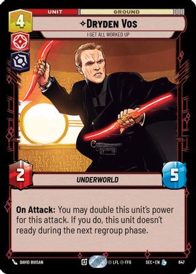 Dryden Vos - I Get All Worked Up (Foil)